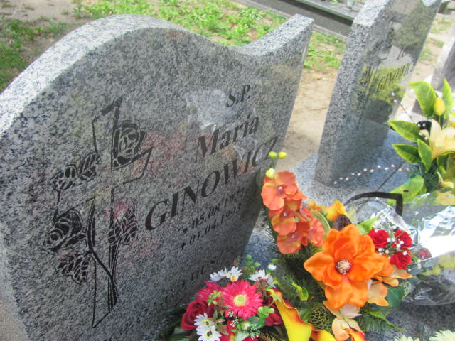 Maria Ginowicz 1922 Iłowa - Grobonet - Wyszukiwarka osób pochowanych