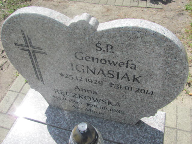 Genowefa Ignasiak 1929 Iłowa - Grobonet - Wyszukiwarka osób pochowanych